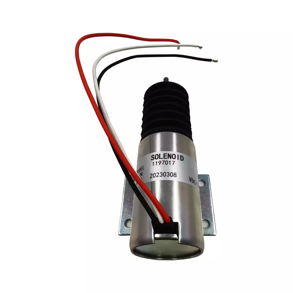 125-5012 1255012 Válvula Solenoide de parada 24V Solenoid GP-Throttle Caterpillar PM-465 PS-150C PS-360C CB-434C CB-534C CB-535B CB-634C CP-433E CP-533D CP-533E