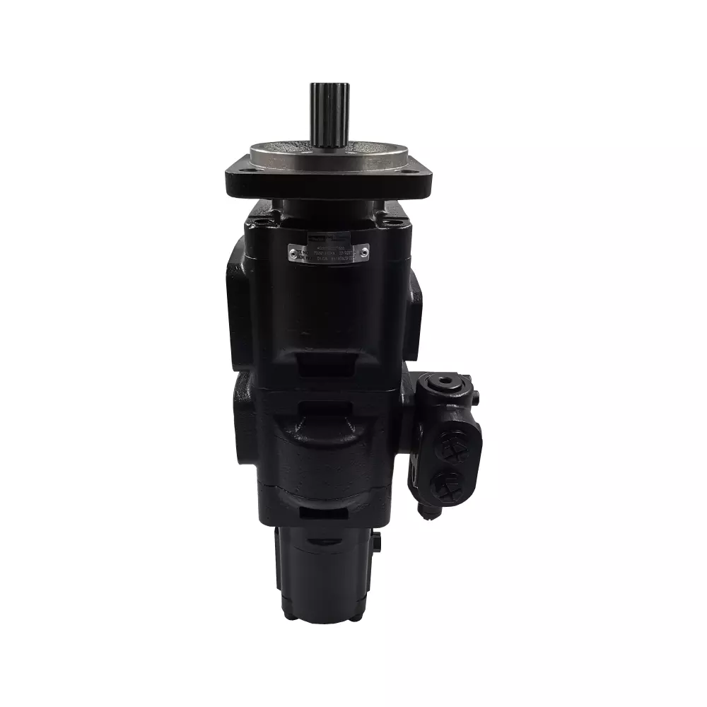 20/925732 Bomba Hidráulica Triple OEM Parker / JCB Telehandler Triple Hydraulic pump Eje Estriado Giro Derecho