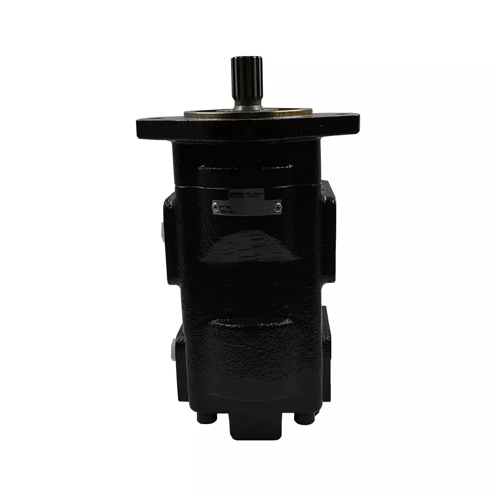20/925338 Bomba Hidráulica OEM Parker Eje Estriado Giro Derecho 33 + 23 CC/REV JCB 3CX