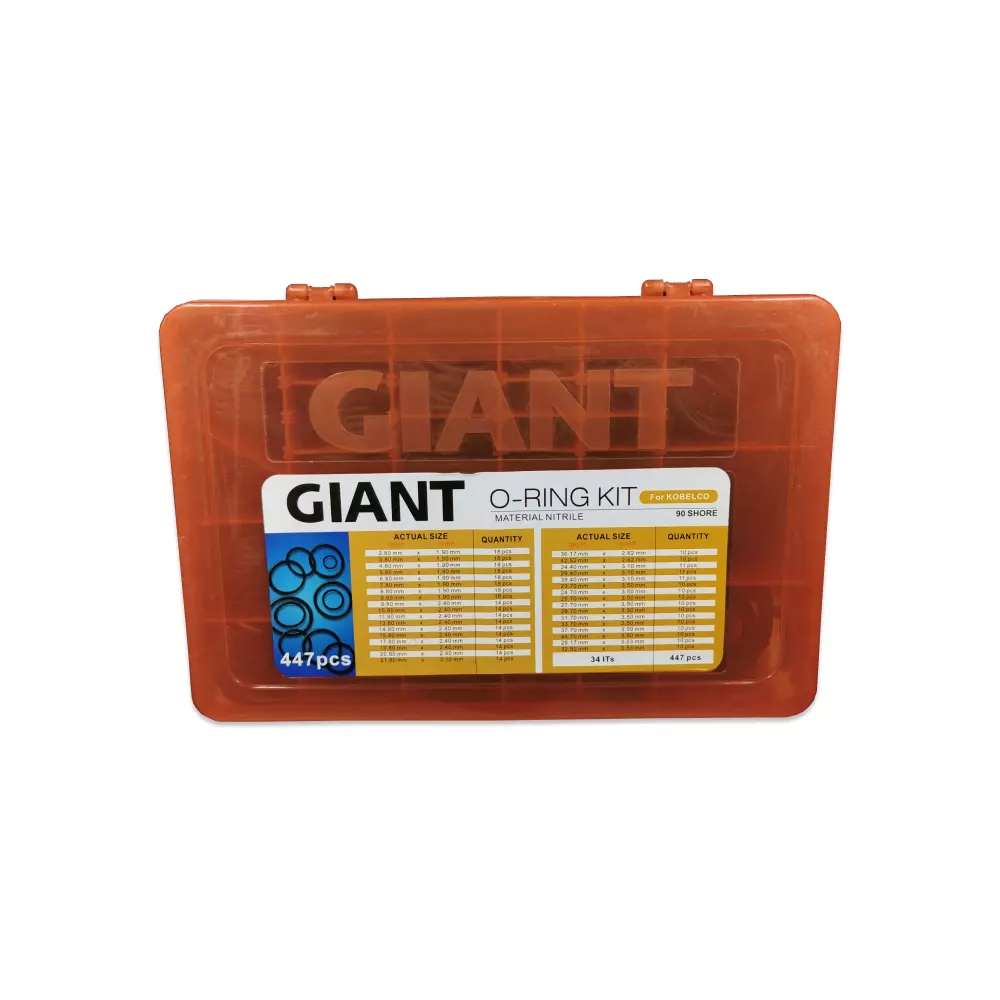 Caja de O-ring Kit Kobelco Nitrilo 90 Dureza