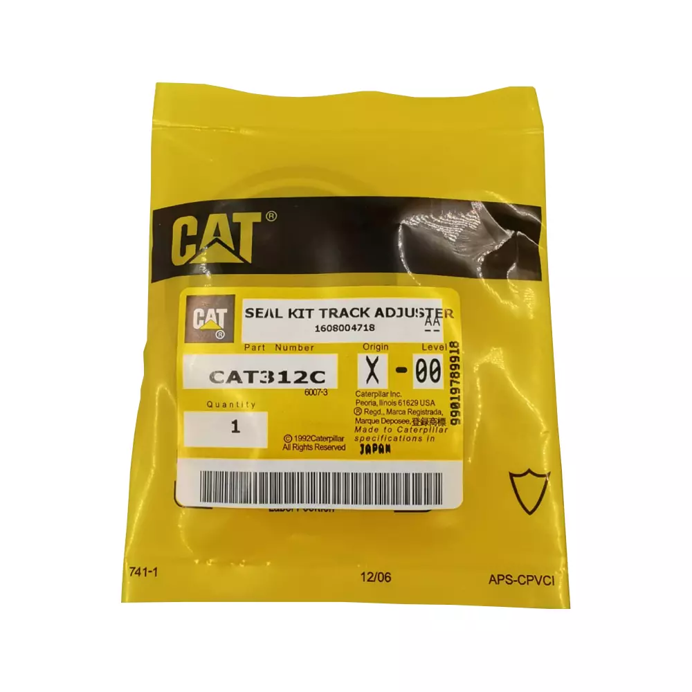 Kit de Sellos Cilindro Tensor Caterpillar 312C - Seal Kit Track Adjuster Caterpillar 312C
