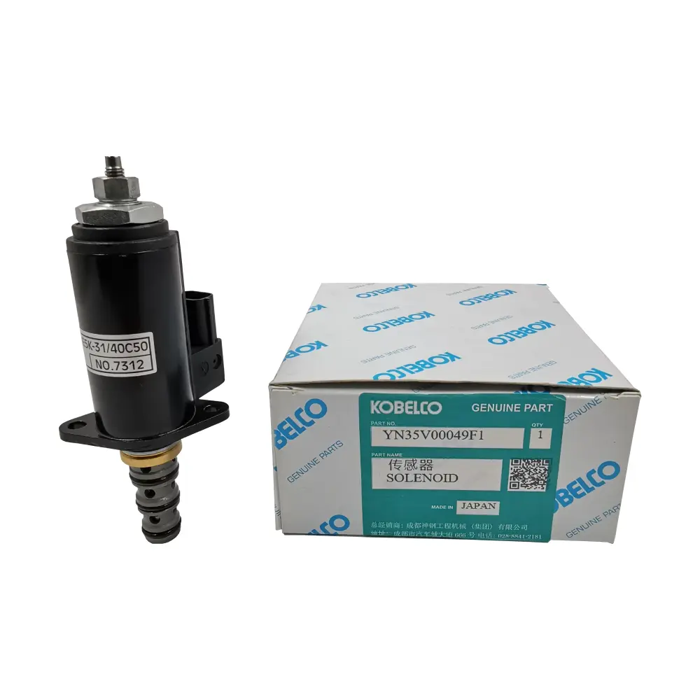 YN35V00049F1 Válvula Solenoide Kobelco SK200-6 SK210-8 SK210LC-8